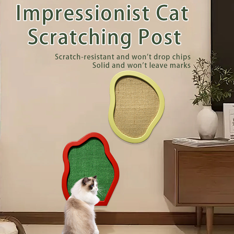 Impressionist Cat Scratching Post