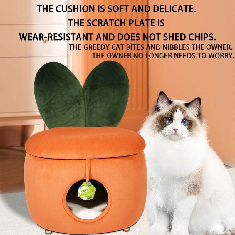 Carrot Sofa Chair Cat Bed