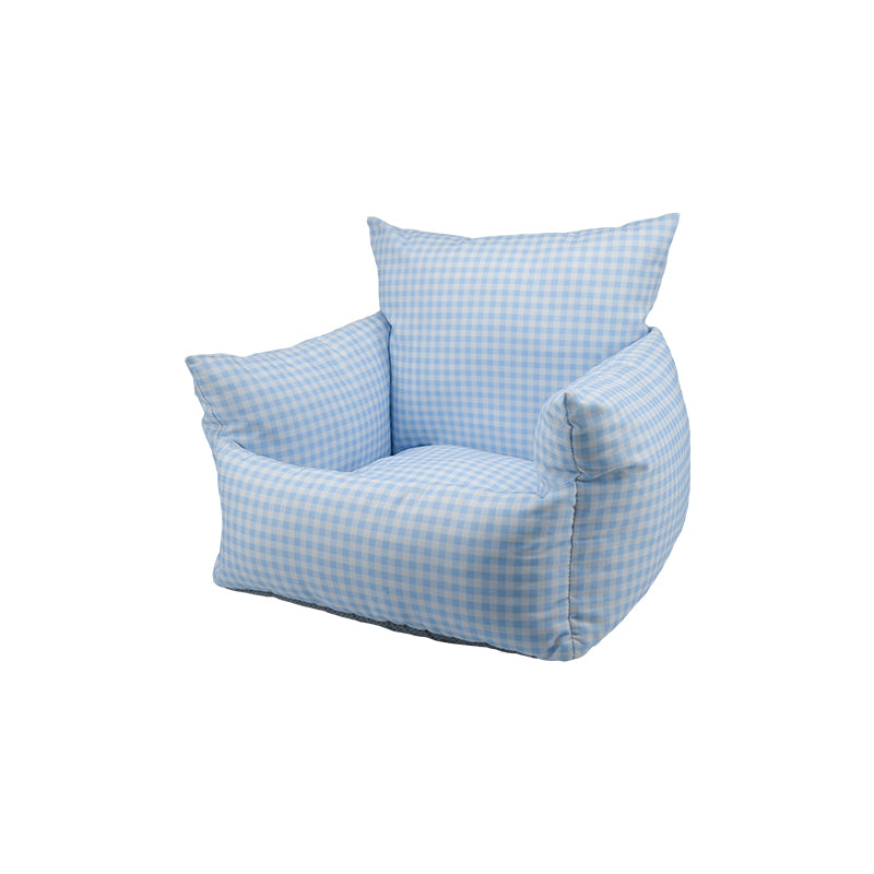 Plaid Soft Pet Sofa