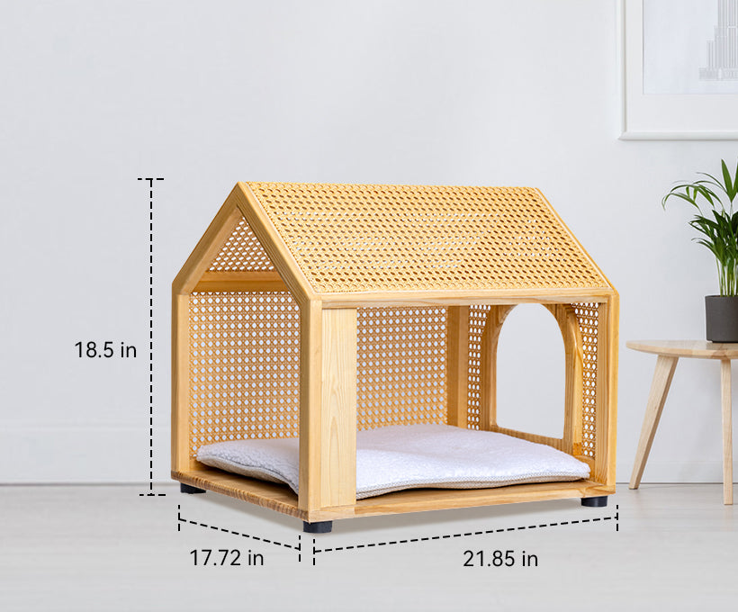 Solid Wood Cat House