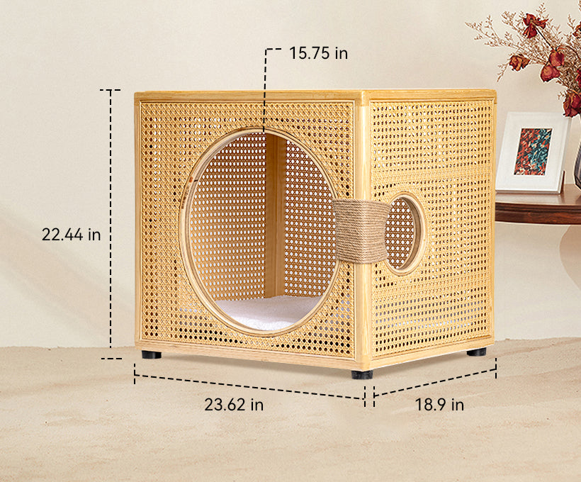 Solid Wood Cat House