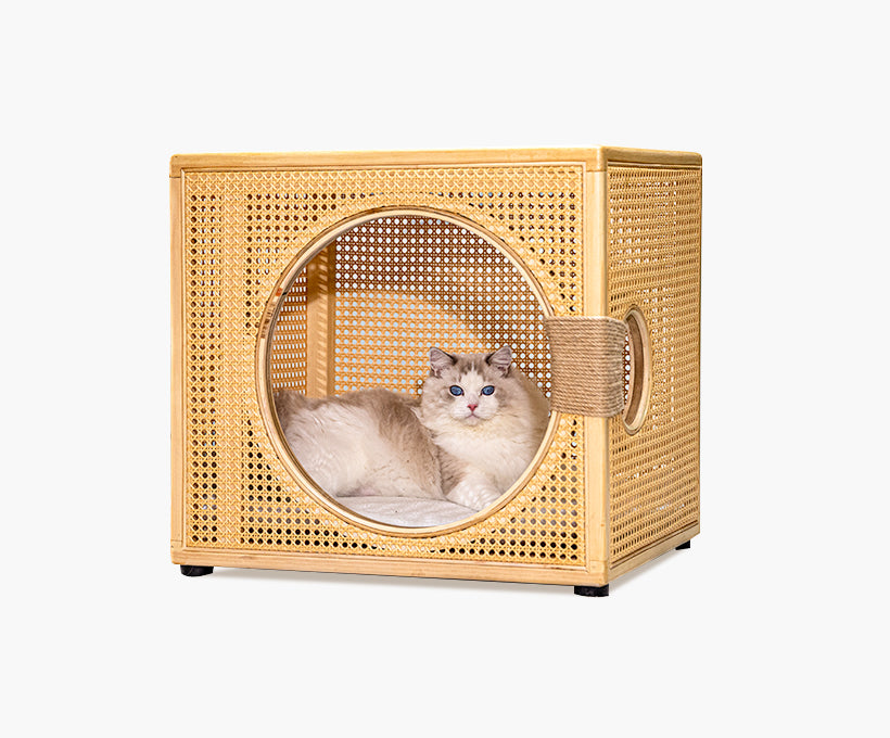 Solid Wood Cat House