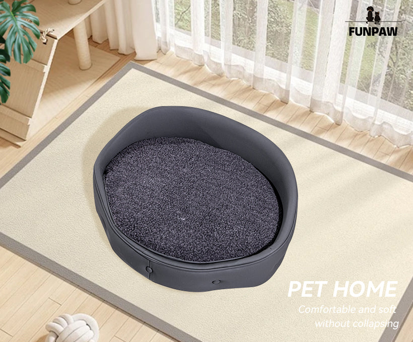 Cat bed warm in winter