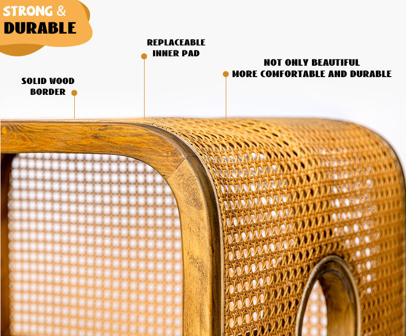 Solid wood cat bed for all seasons