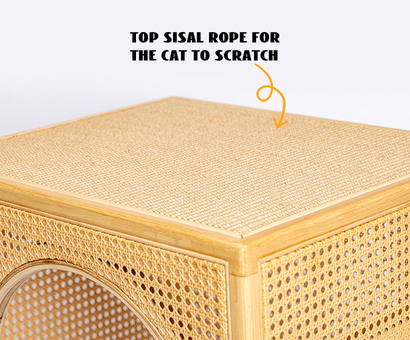 Solid Wood Cat House