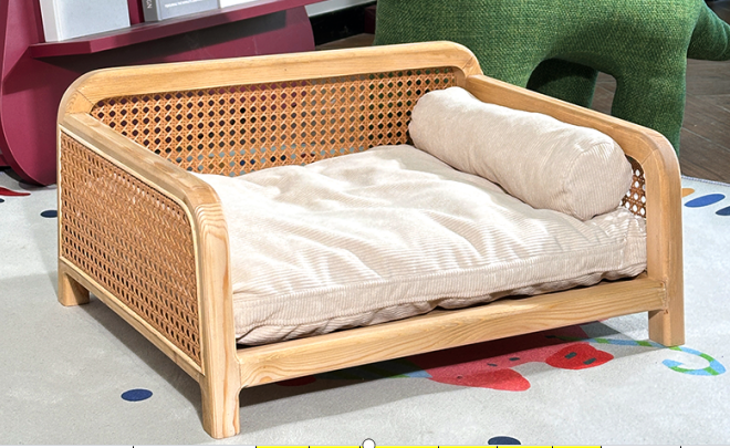 Rattan Sofa Pet Bed