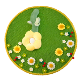Dreams Among Flowers Cat Scratching Board