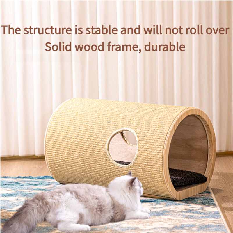 Sisal Cat Scratching Post Tunnel