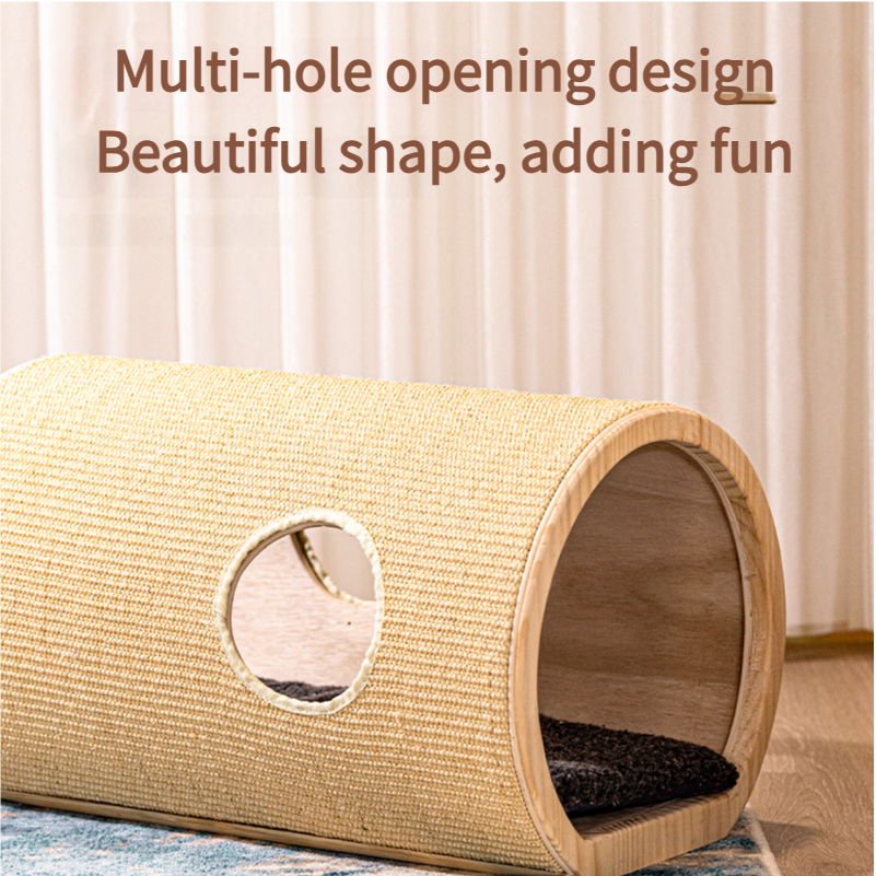 Sisal Cat Scratching Post Tunnel