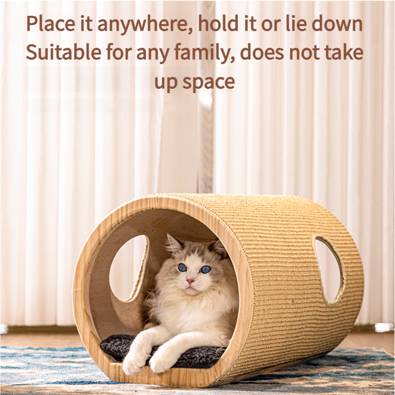 Sisal Cat Scratching Post Tunnel