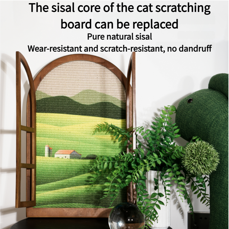 Cat Window Scratch Board