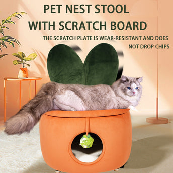 Carrot Sofa Chair Cat Bed