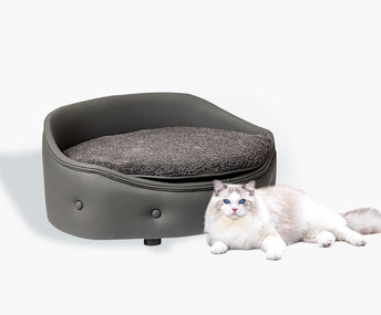 Cat bed warm in winter