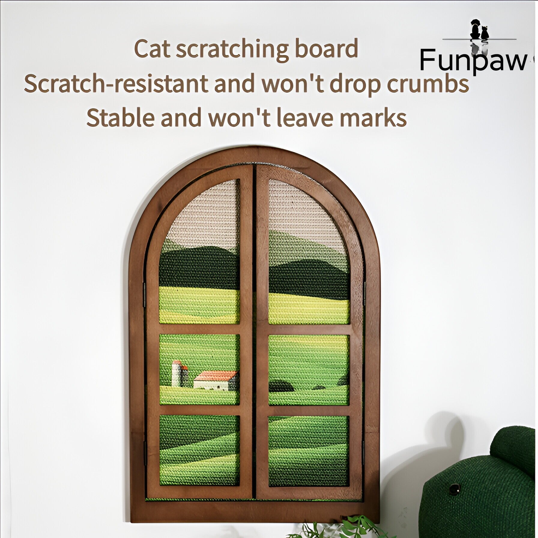 Cat Window Scratch Board