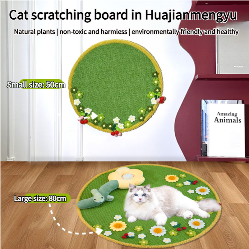 Dreams Among Flowers Cat Scratching Board