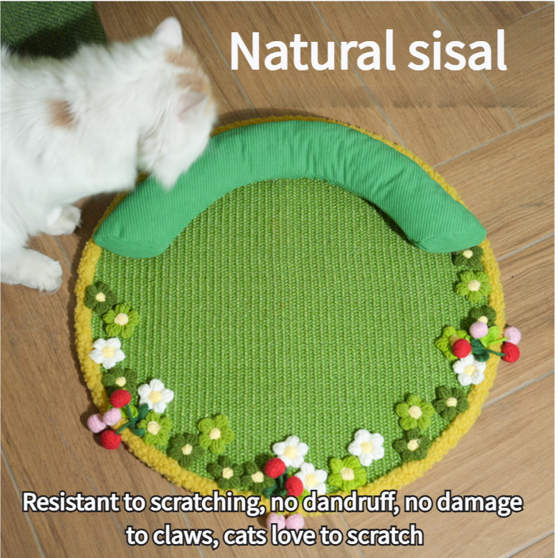 Dreams Among Flowers Cat Scratching Board