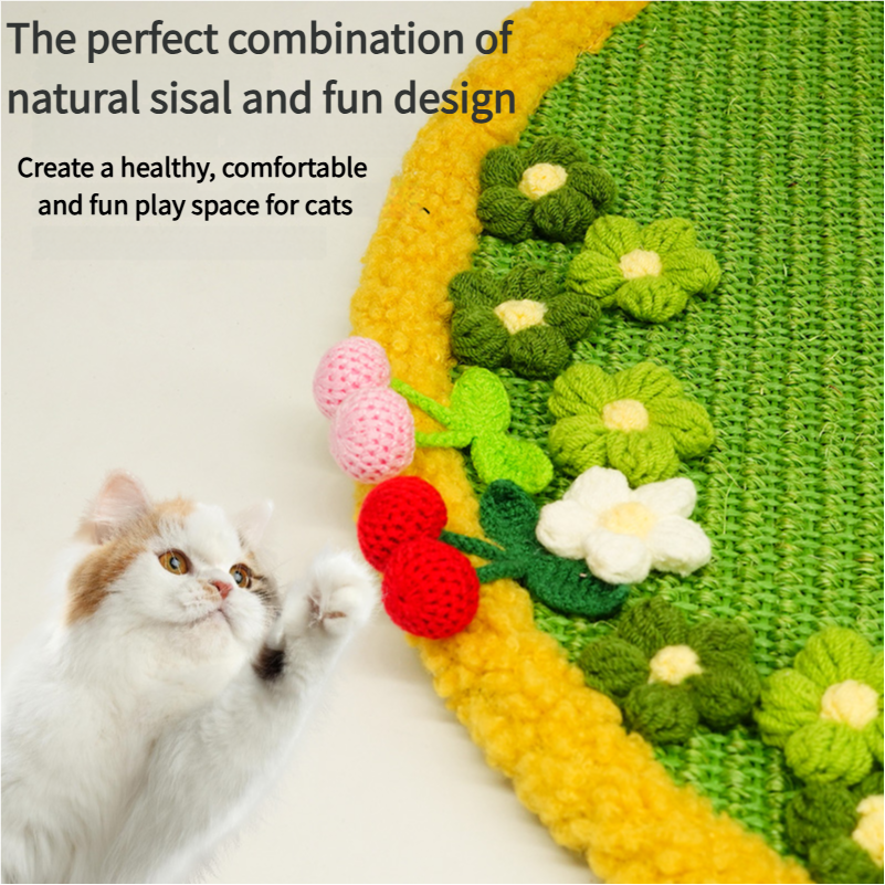 Dreams Among Flowers Cat Scratching Board