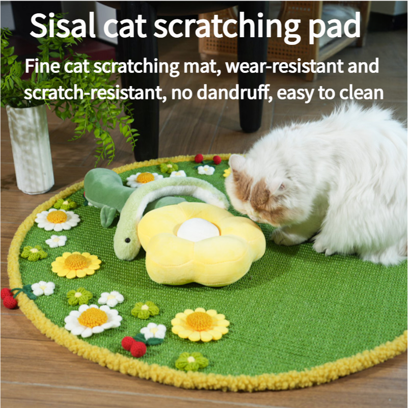Dreams Among Flowers Cat Scratching Board