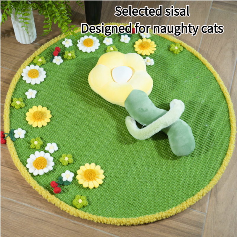 Dreams Among Flowers Cat Scratching Board